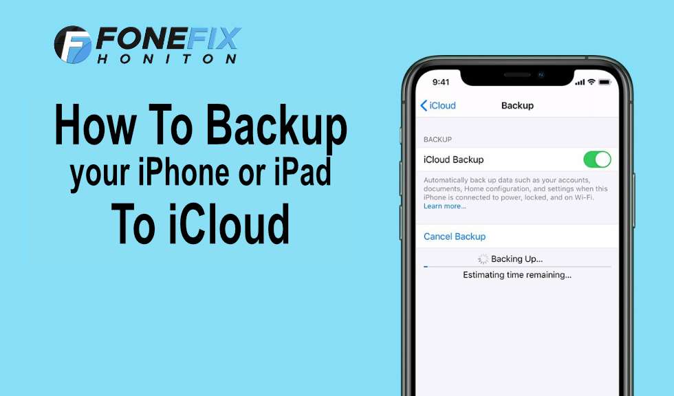 How to back up to iCloud