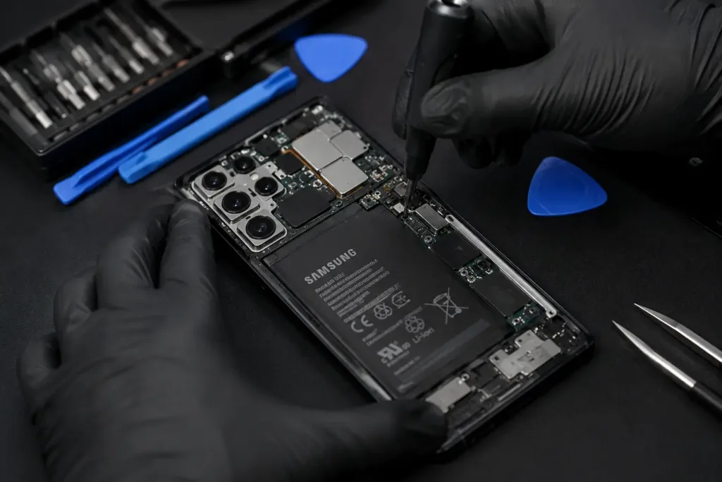 Professional Samsung phone repair at FoneFix Honiton