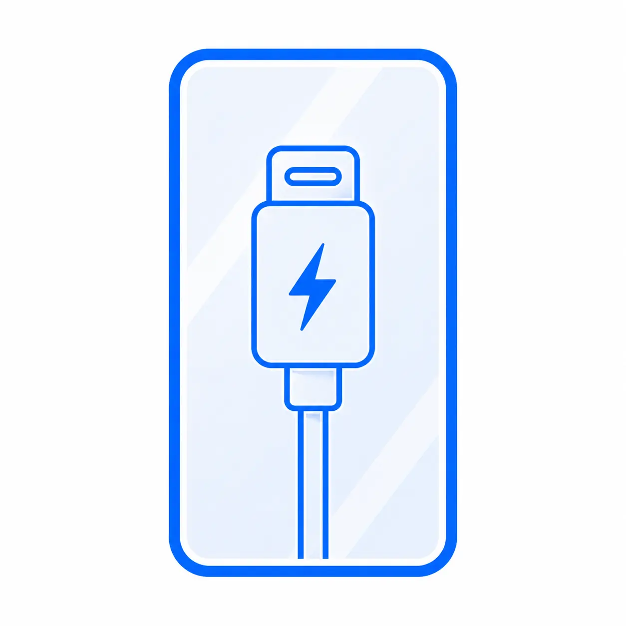 Phone charging port repair icon