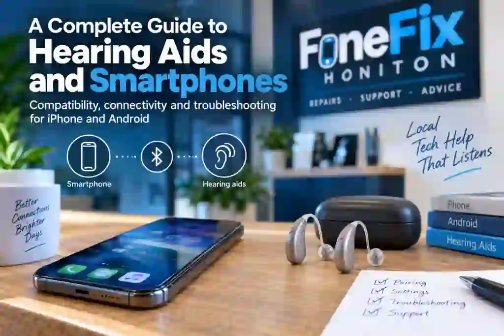 Hearing aids and smartphone connectivity guide for iPhone and Android