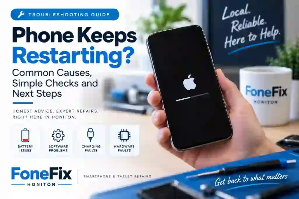 Phone keeps restarting troubleshooting guide from FoneFix Honiton